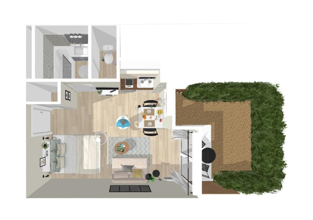 Studio Premium Toulouse Basso Cambo Meteo France Appartement Buitenkant foto